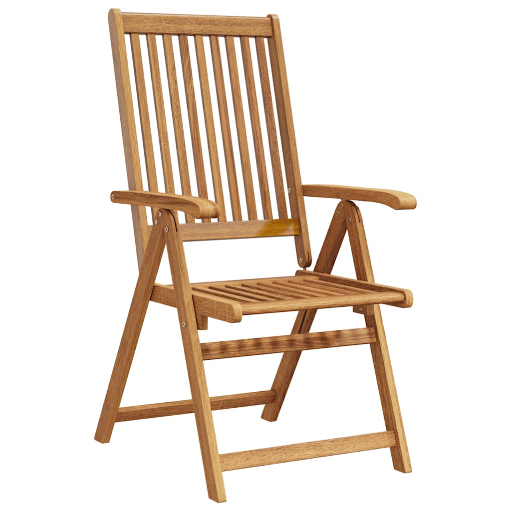 Sklopive vrtne stolice 3 kom od masivnog bagremovog drva