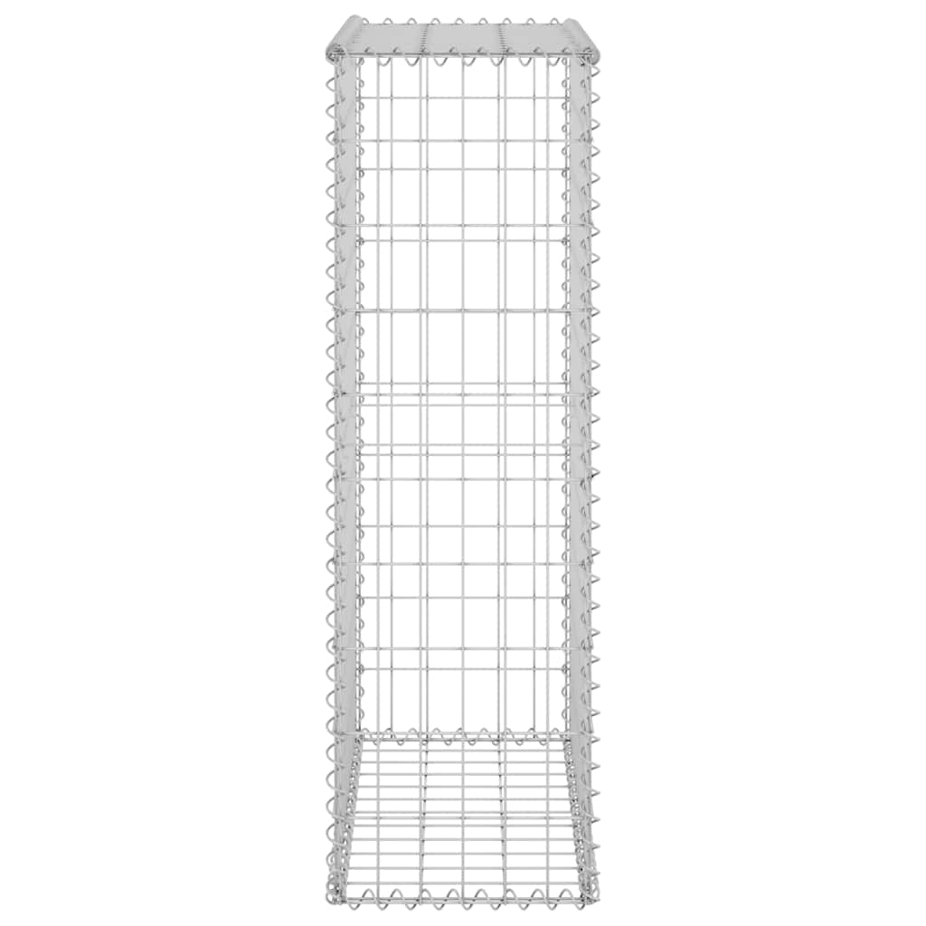 Gabionski zid s poklopcima od pocinčanog čelika 60x30x100 cm