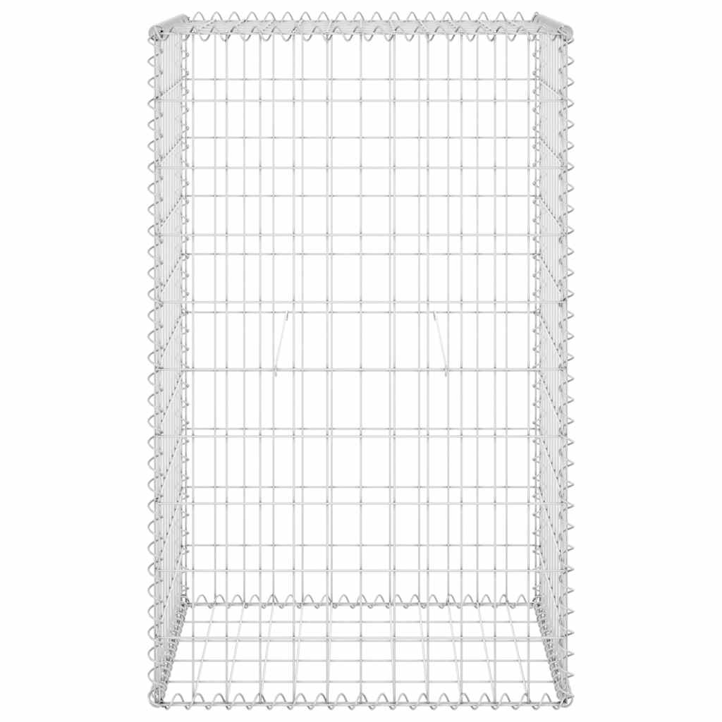 Gabionski zid s poklopcima od pocinčanog čelika 60x50x100 cm