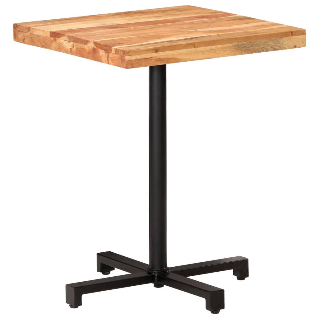 Bistro stol četvrtasti 60 x 60 x 75 cm masivno bagremovo drvo