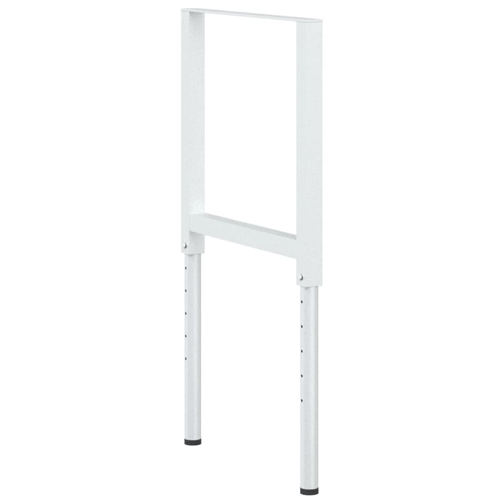 Okviri za radni stol 2 kom metalni 55 x (69 - 95,5) cm sivi