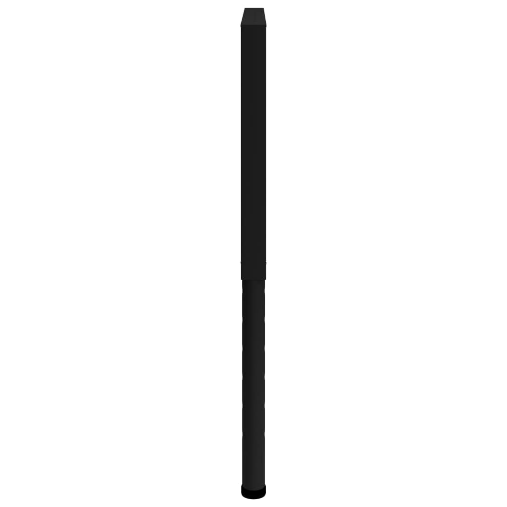 Okviri za radni stol 2 kom metalni 85 x (69 - 95,5) cm crni