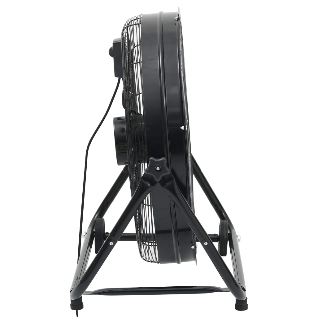 Industrijski ventilator s bubnjem 60 cm 172,5 W crni