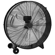 Industrijski ventilator s bubnjem 77 cm 187,7 W crni