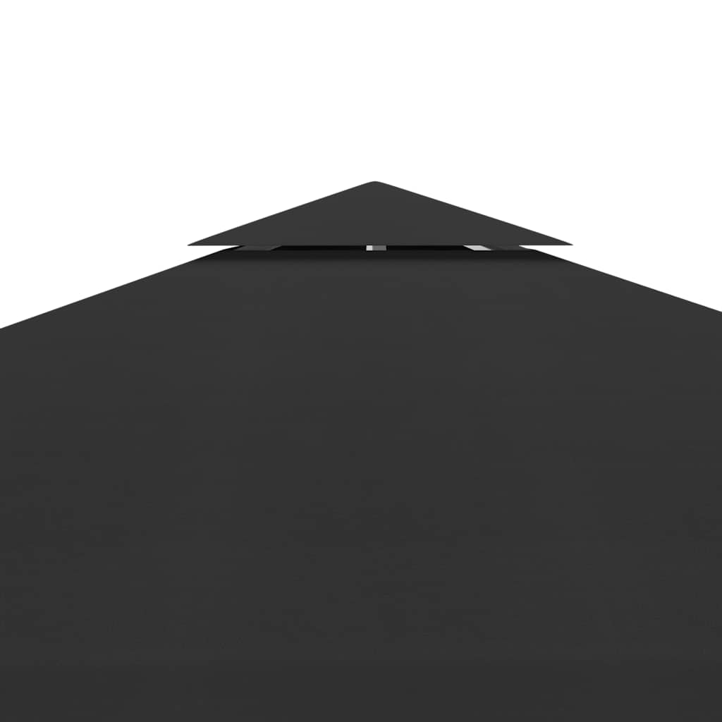 Pokrov za sjenicu s 2 razine 310 g/m² 3 x 3 m crni