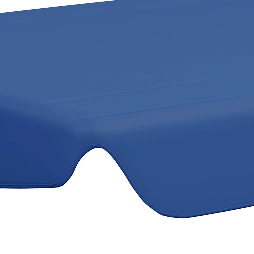 Zamjenski krov za vrtnu ljuljačku plavi 150/130 x 105/70 cm
