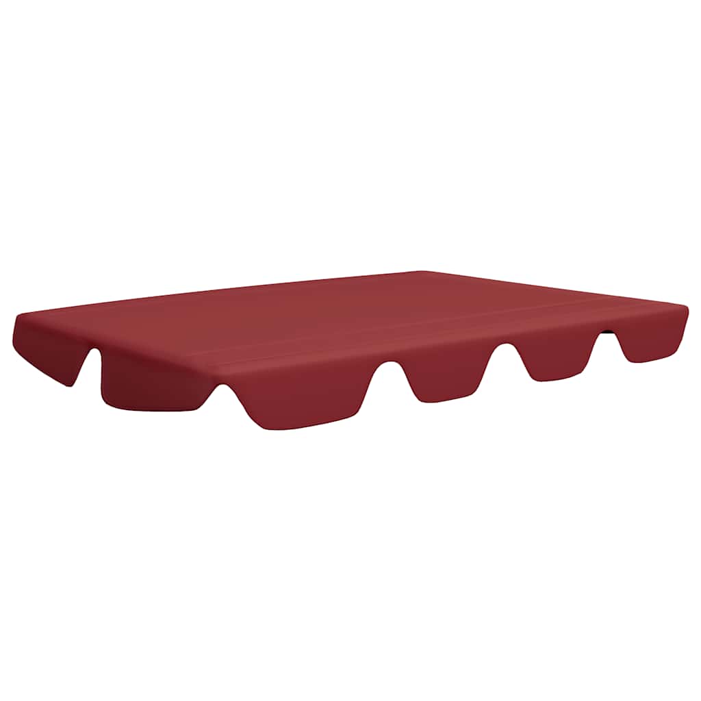 Zamjenski krov za vrtnu ljuljačku boja vina 150/130 x 105/70 cm