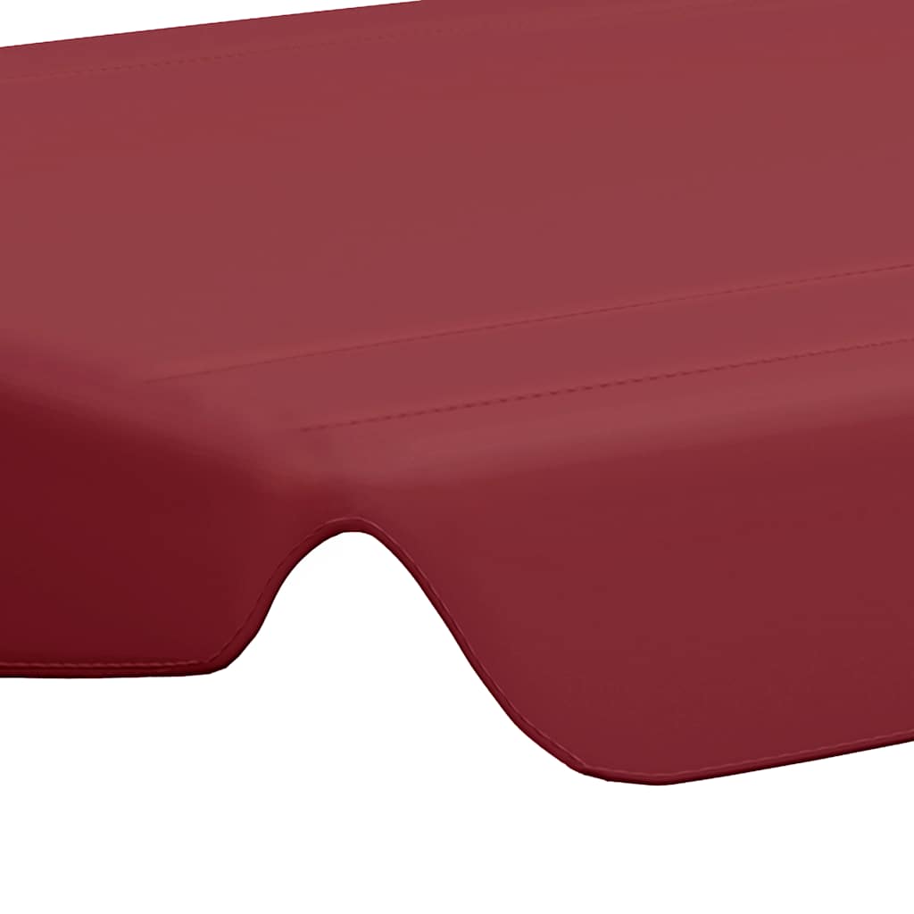 Zamjenski krov za vrtnu ljuljačku boja vina 150/130 x 105/70 cm