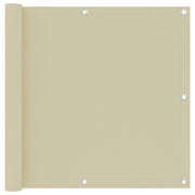 Balkonski zastor krem 90 x 300 cm od tkanine Oxford