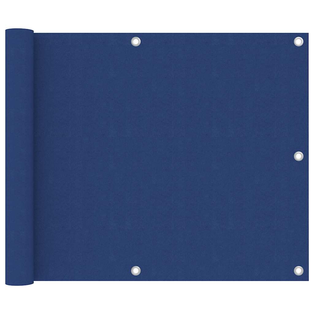Balkonski zastor plavi 75 x 400 cm od tkanine Oxford