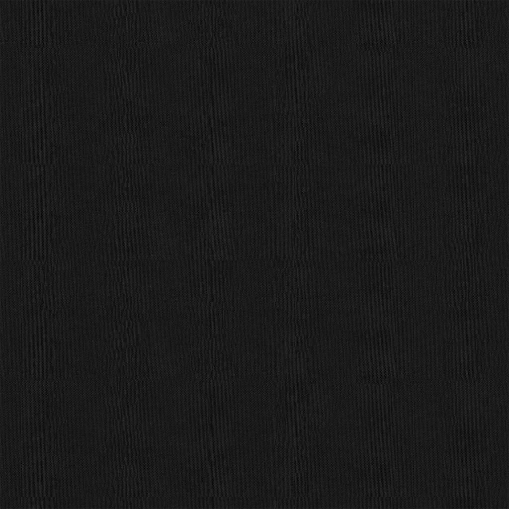 Balkonski zastor crni 75 x 400 cm od tkanine Oxford