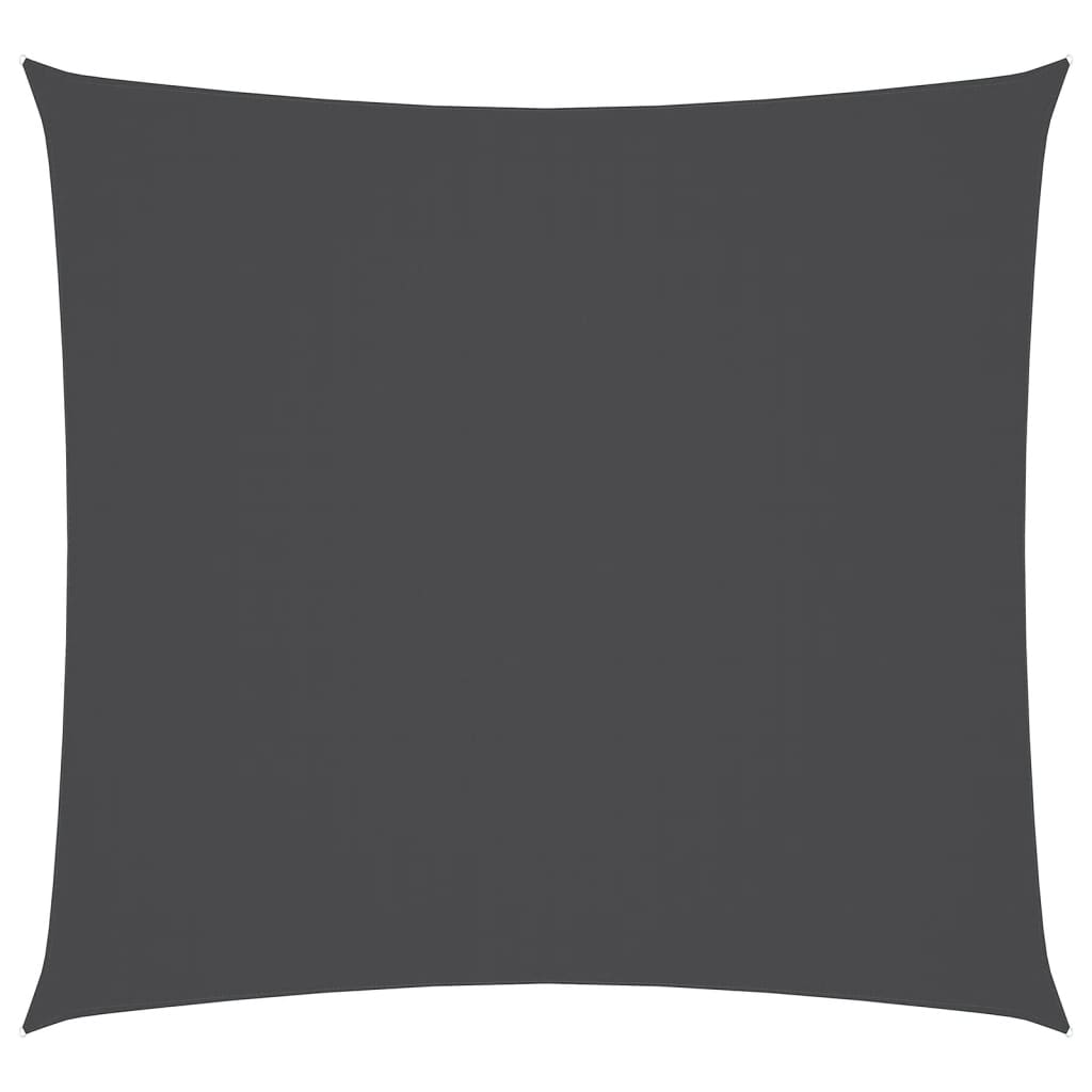 Jedro za zaštitu od sunca od tkanine kvadratno 5 x 5 m antracit
