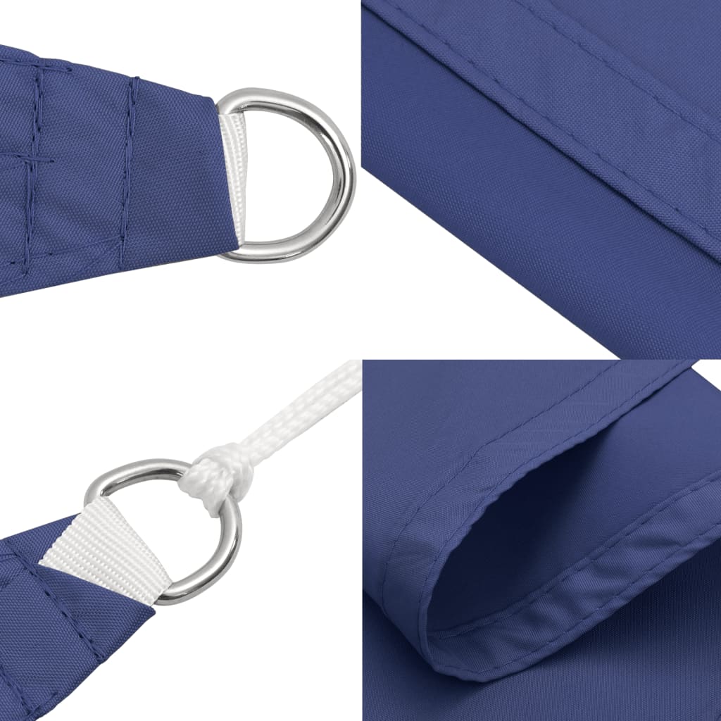 Jedro protiv sunca od tkanine Oxford pravokutno 5 x 6 m plavo