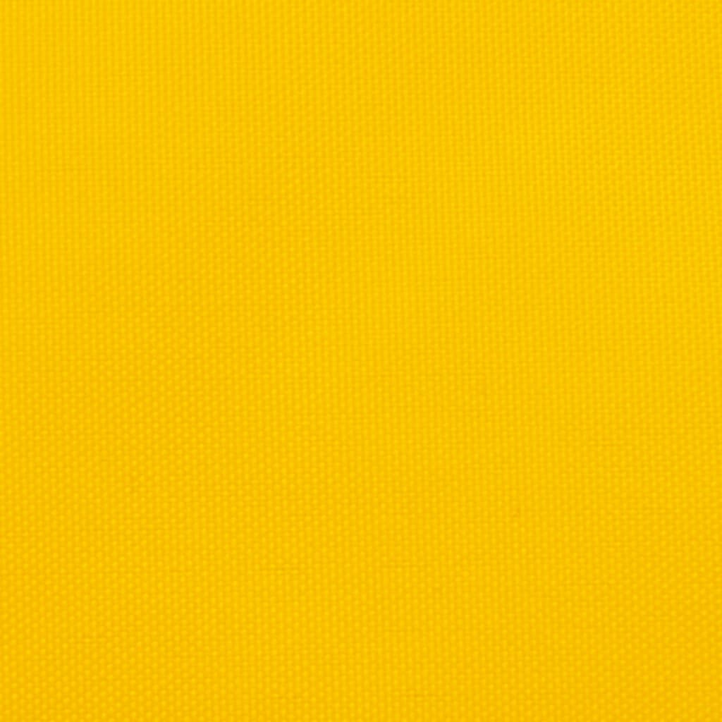 Jedro protiv sunca od tkanine trokutasto 2,5 x 2,5 x 3,5 m žuto
