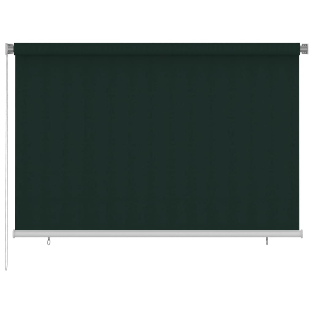 Vanjska roleta za zamračivanje 220 x 140 cm tamnozelena HDPE