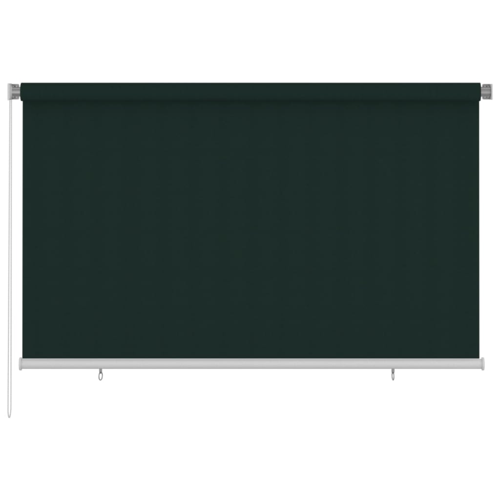 Vanjska roleta za zamračivanje 240 x 140 cm tamnozelena HDPE