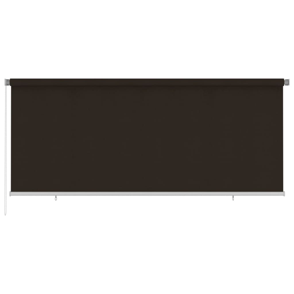 Vanjska roleta za zamračivanje 350 x 140 cm smeđa HDPE