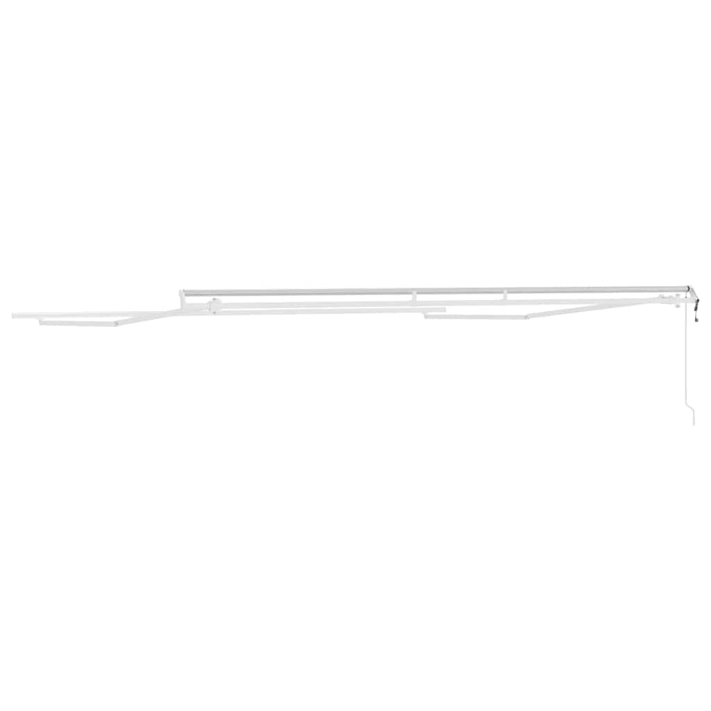 Okvir tende Bijelo 500 × 350 cm Aluminij