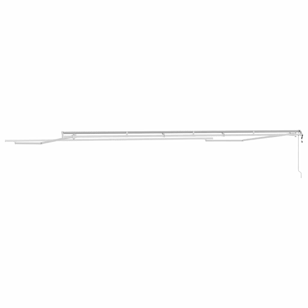 Okvir tende Bijelo 600 × 350 cm Aluminij