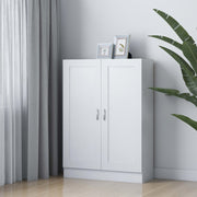 Ormarić za knjige bijeli 82,5 x 30,5 x 115 cm konstruirano drvo