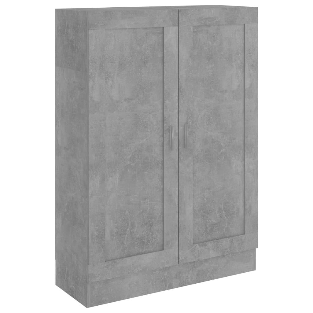 Ormarić za knjige boja betona 82,5x30,5x115cm konstruirano drvo