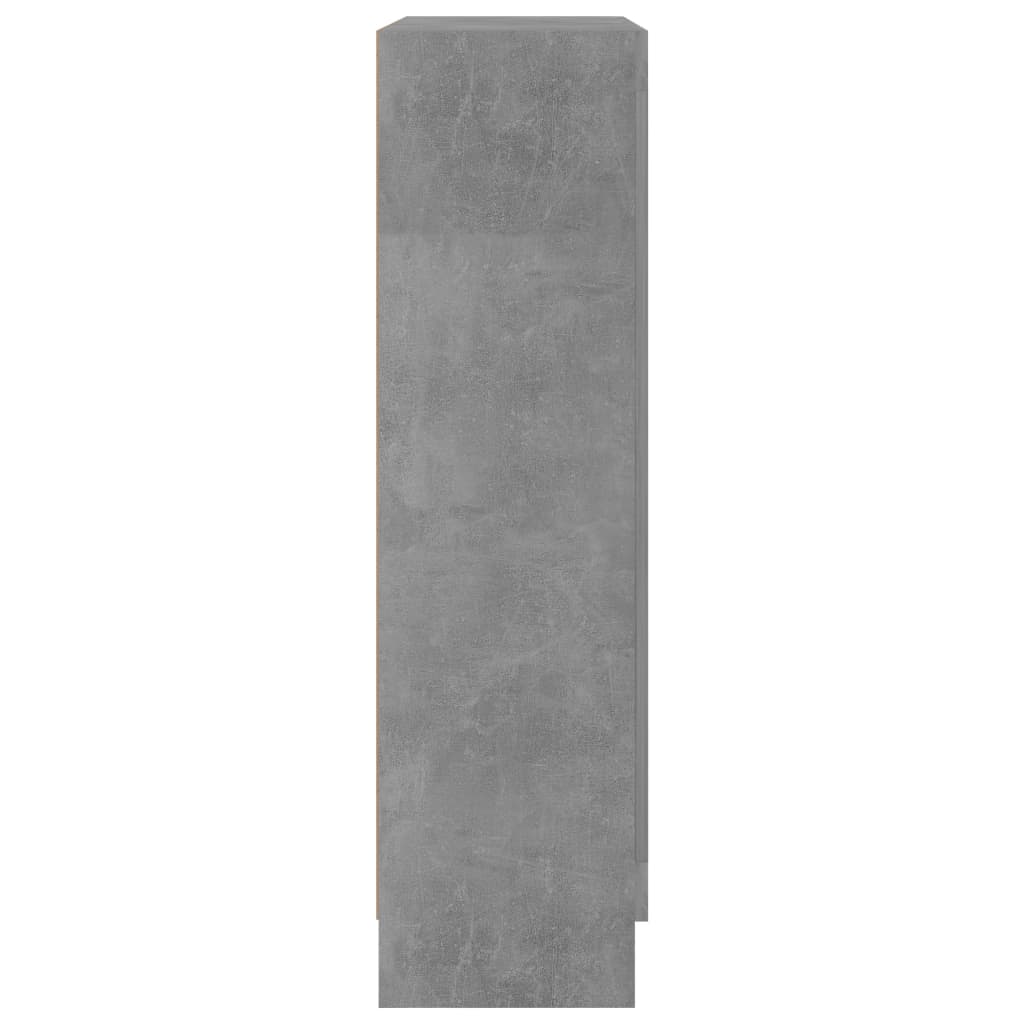 Ormarić za knjige boja betona 82,5x30,5x115cm konstruirano drvo