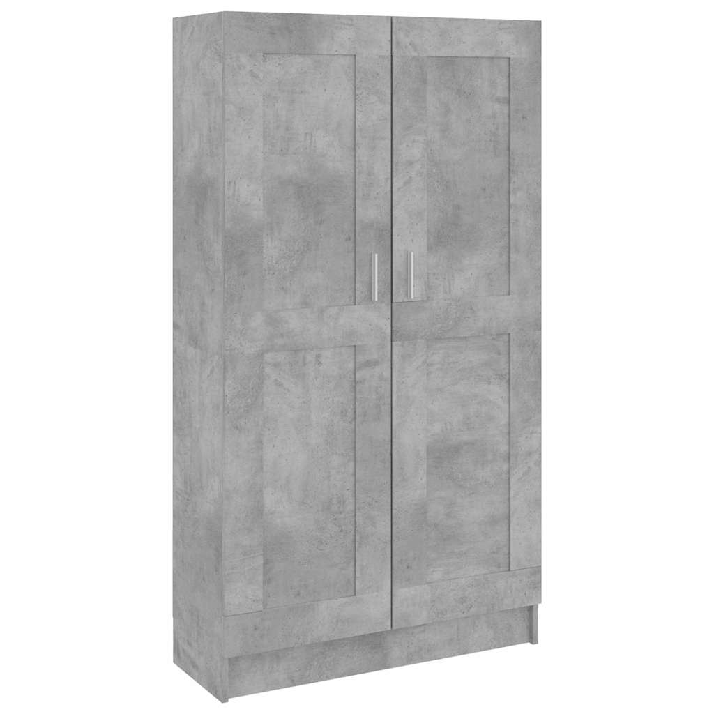 Ormarić za knjige boja betona 82,5x30,5x150cm konstruirano drvo