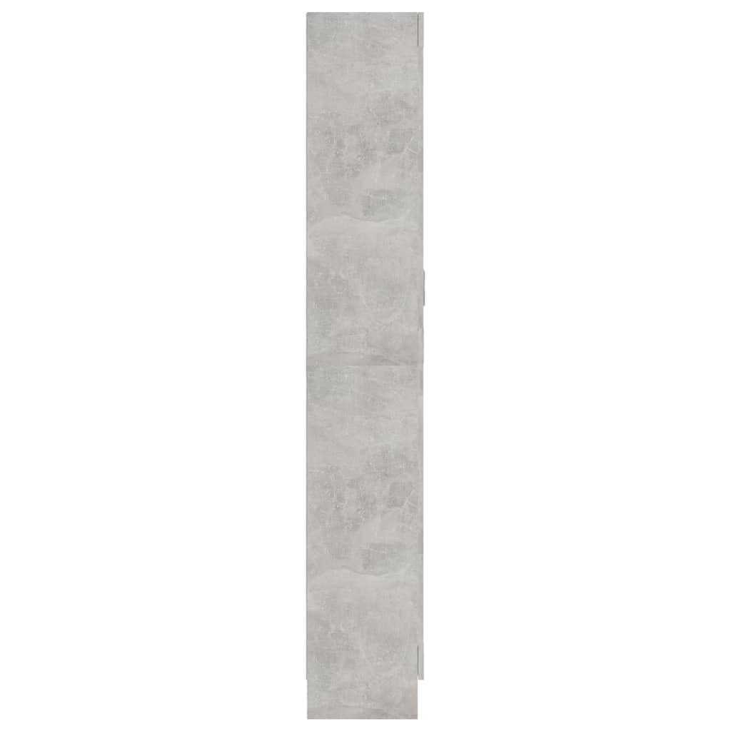 Ormarić za knjige boja betona 82,5 x 30,5 x 185,5 cm drveni