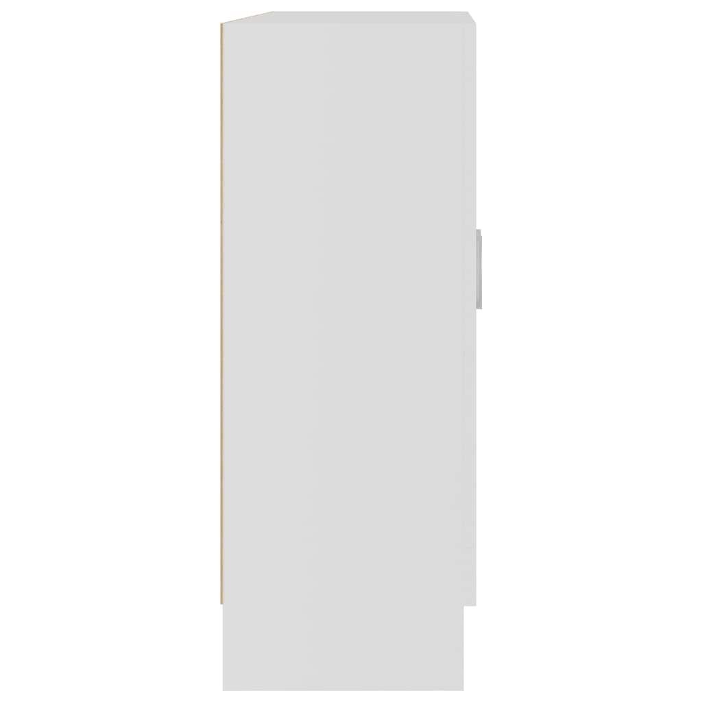 Vitrina bijela 82,5 x 30,5 x 80 cm konstruirano drvo