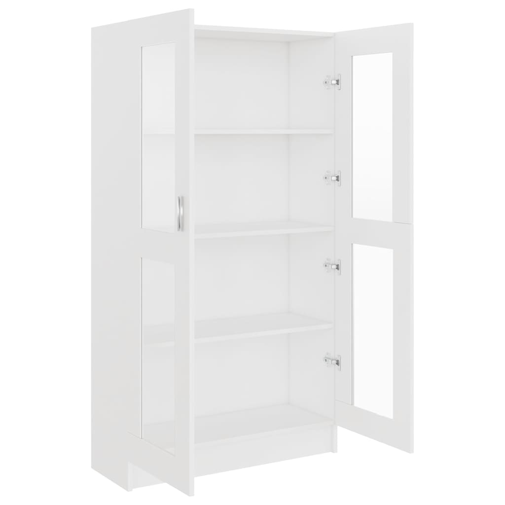 Vitrina bijela 82,5 x 30,5 x 150 cm konstruirano drvo