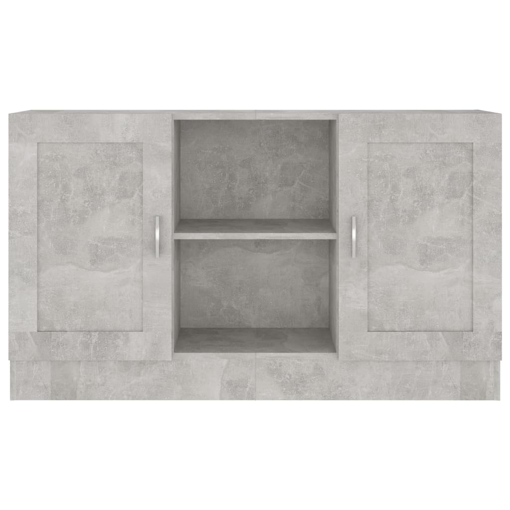 Komoda siva boja betona 120 x 30,5 x 70 cm konstruirano drvo