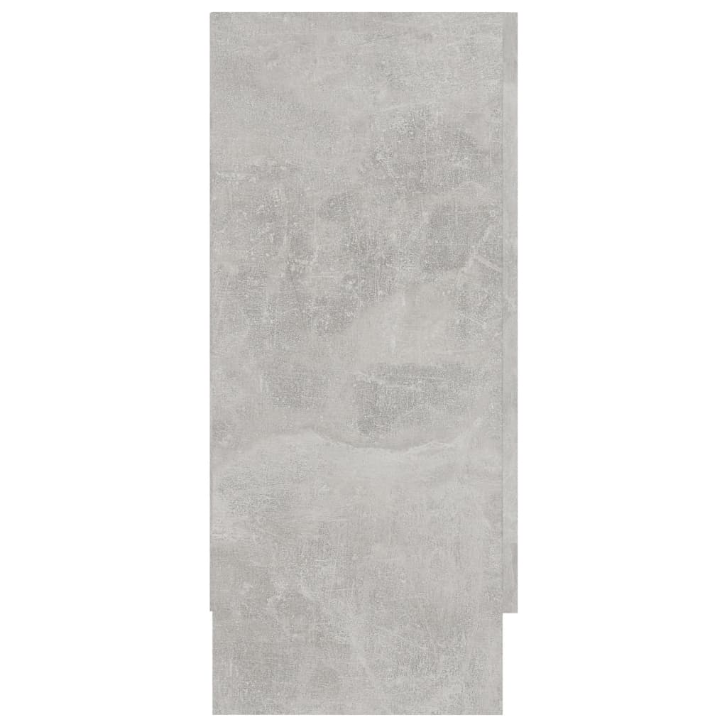 Komoda siva boja betona 120 x 30,5 x 70 cm konstruirano drvo