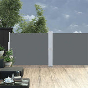 Uvlačiva bočna tenda za terasu 140 x 1200 cm antracit