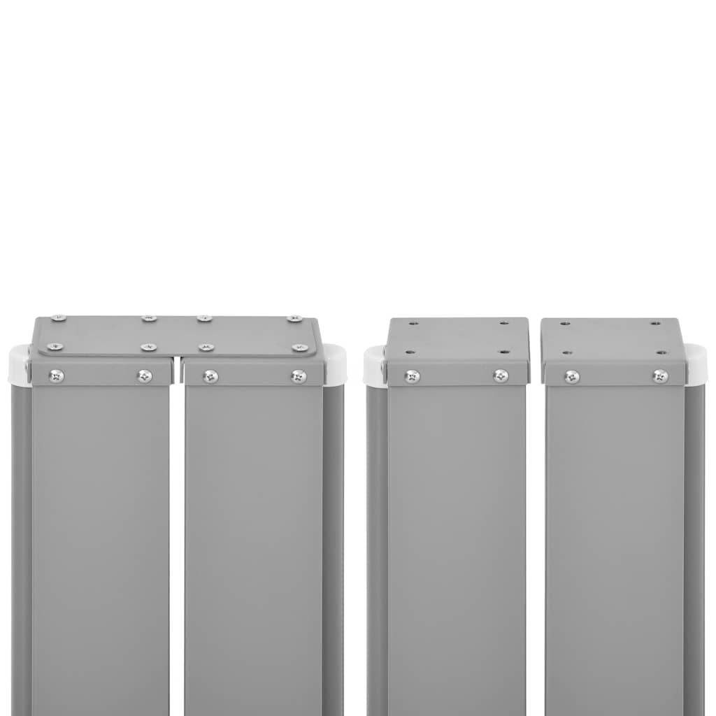 Uvlačiva bočna tenda za terasu 140 x 1200 cm plava