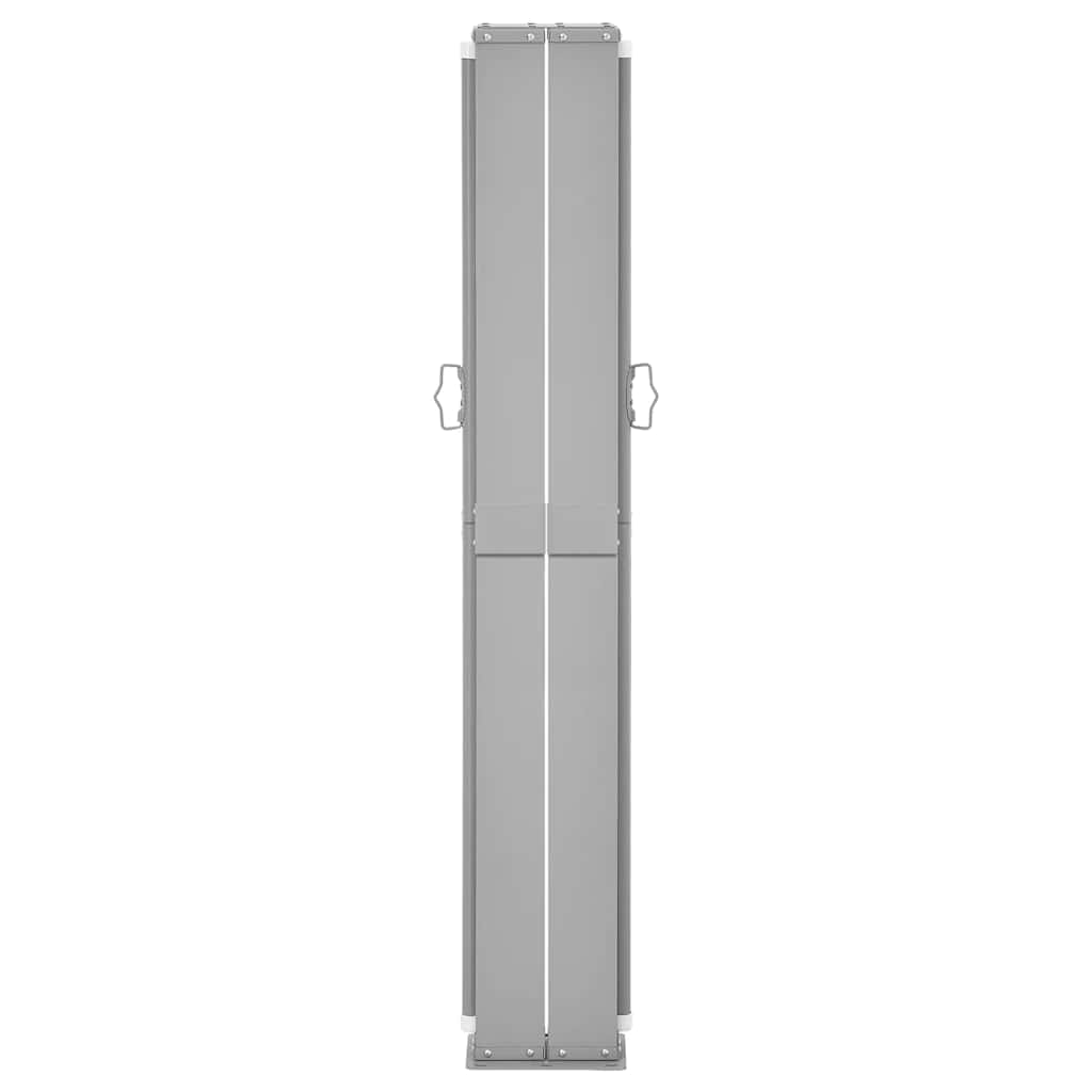 Uvlačiva bočna tenda za terasu 140 x 1200 cm crvena