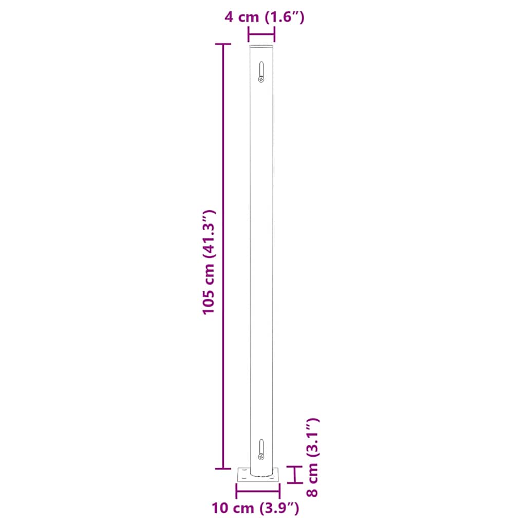 Uvlačiva bočna tenda za terasu 170 x 1200 cm krem