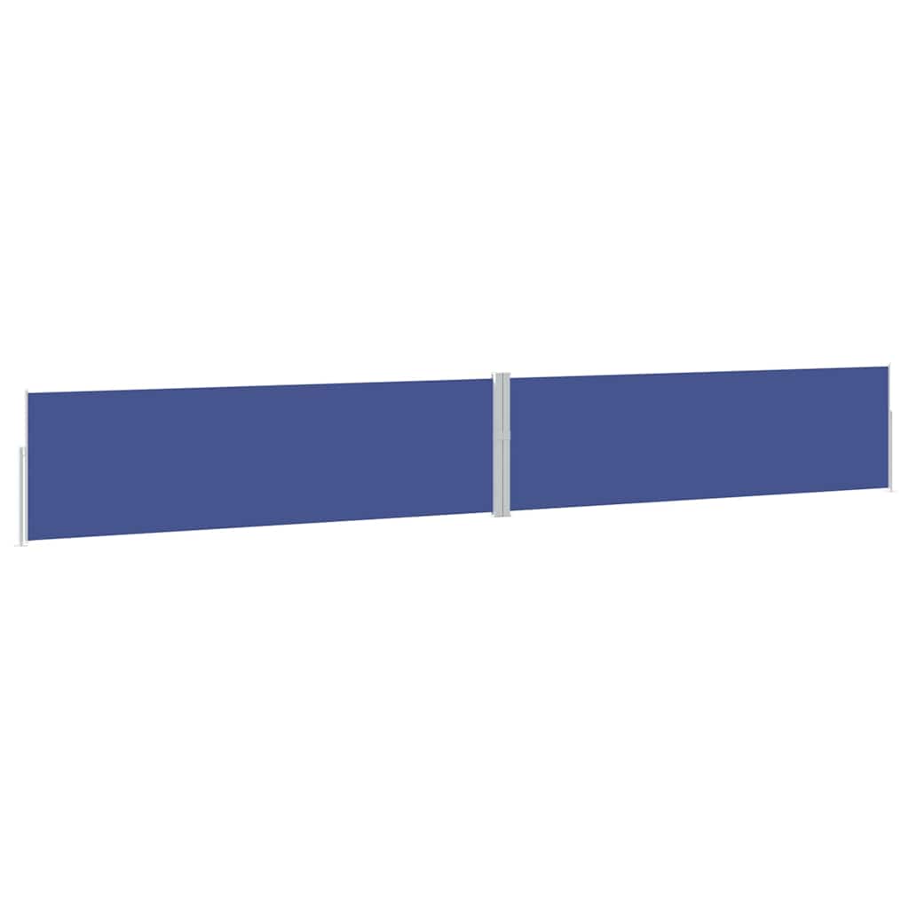 Uvlačiva bočna tenda za terasu 170 x 1200 cm plava