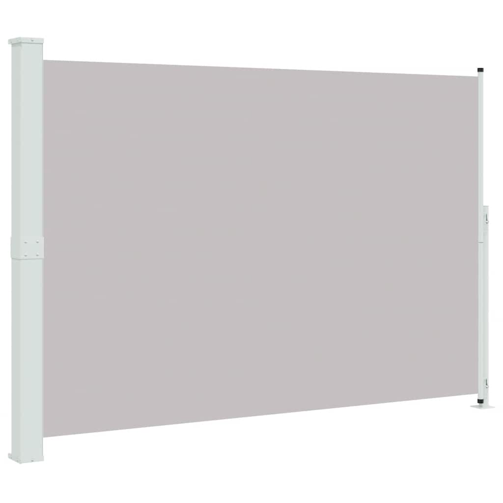Uvlačiva bočna tenda za terasu 200 x 300 cm siva