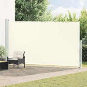 Uvlačiva bočna tenda za terasu 200 x 500 cm krem