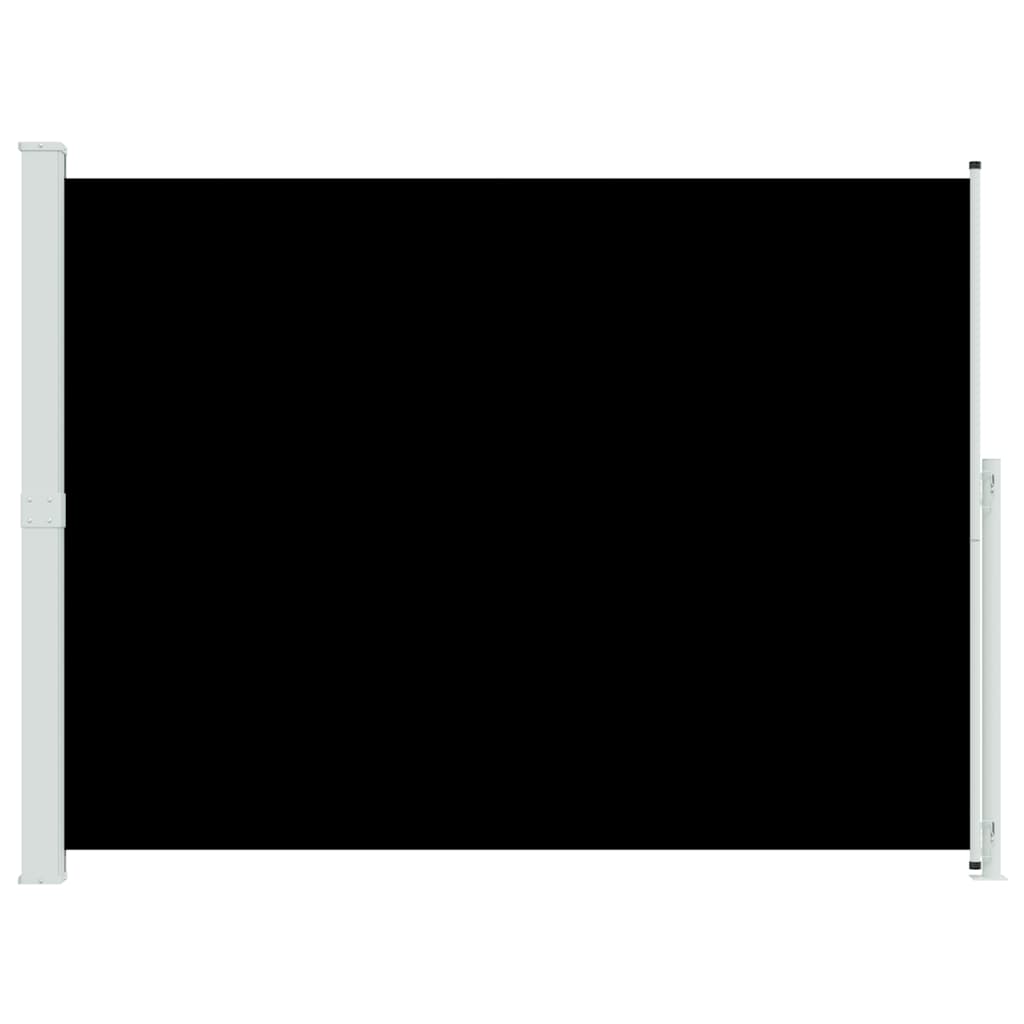 Uvlačiva bočna tenda za terasu 220 x 300 cm crna