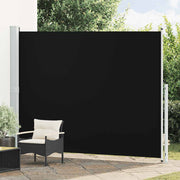 Uvlačiva bočna tenda za terasu 220 x 300 cm crna