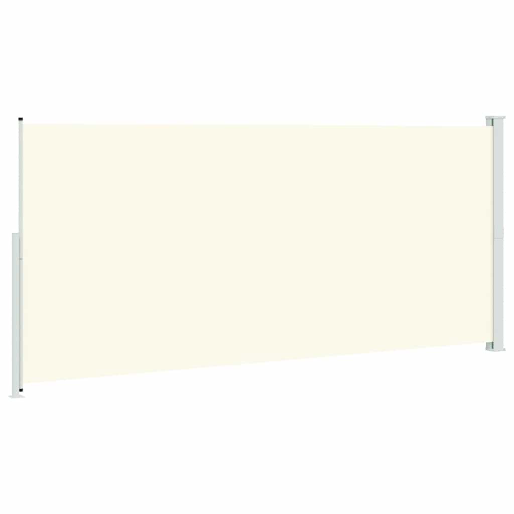 Uvlačiva bočna tenda za terasu 220 x 500 cm krem
