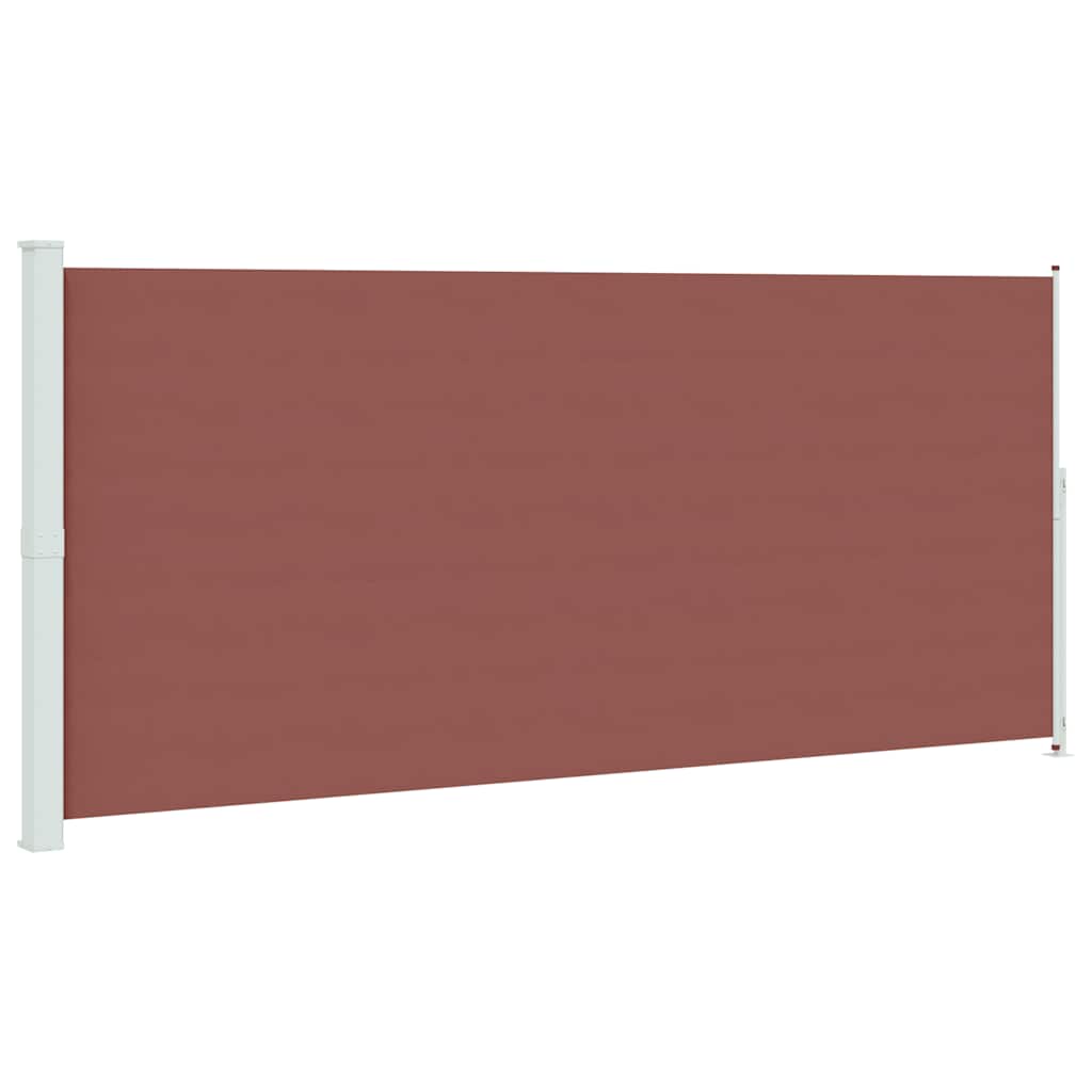 Uvlačiva bočna tenda za terasu 220 x 500 cm smeđa