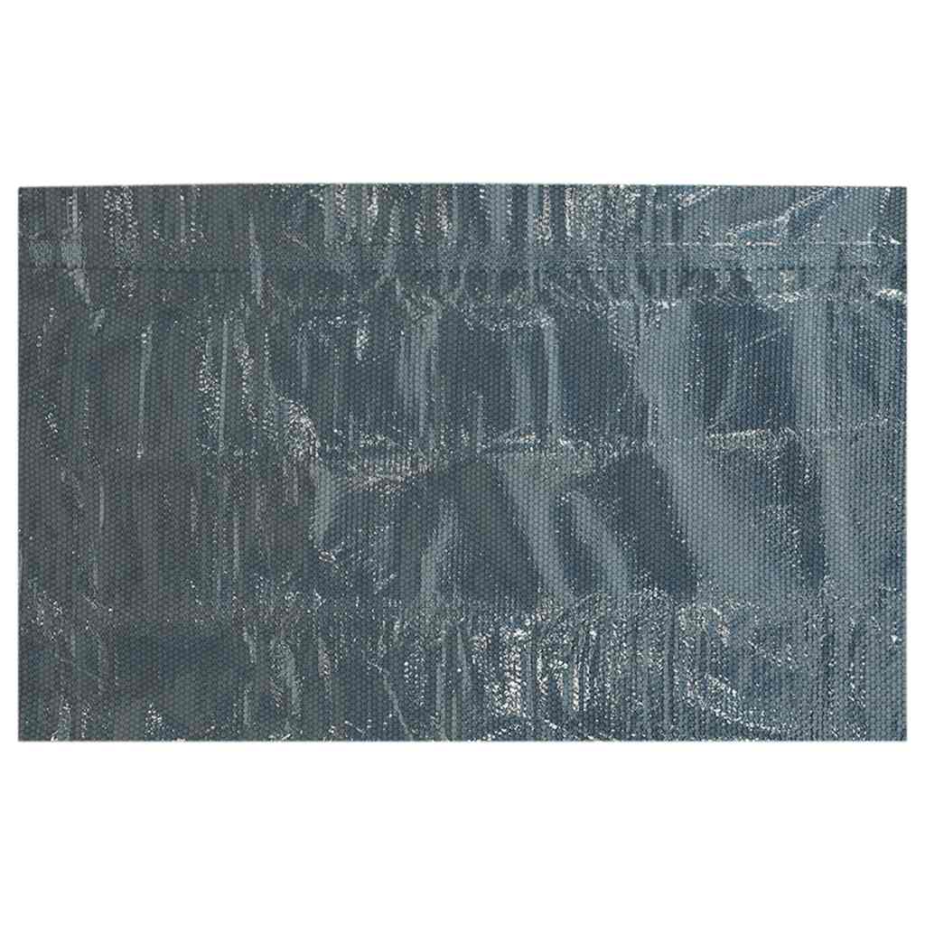 Plutajući PE solarni pokrov za bazen 549 x 274 cm crno-plavi