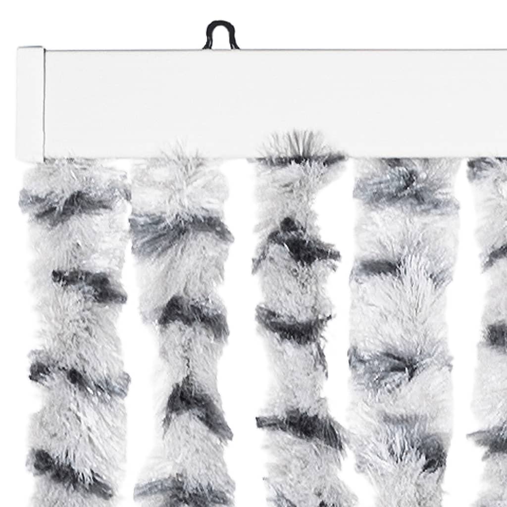 Zastor protiv insekata svjetlosivi/tamnosivi 90 x 220 cm šenil