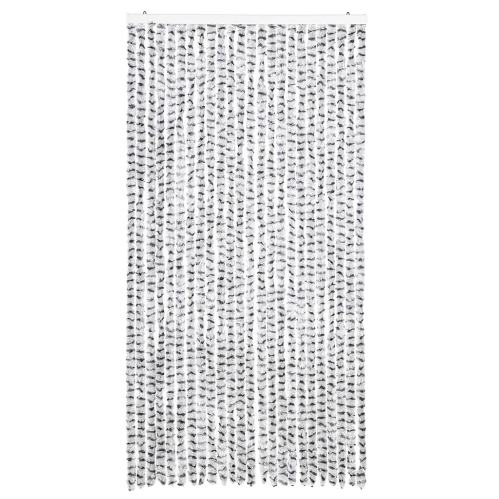 Zastor protiv insekata svjetlosivi/tamnosivi 100 x 220 cm šenil