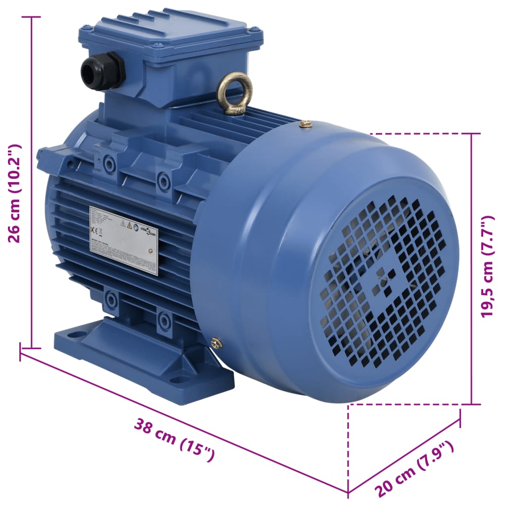 Trofazni električni motor aluminijski 3 kW / 4 KS 2840 o/min