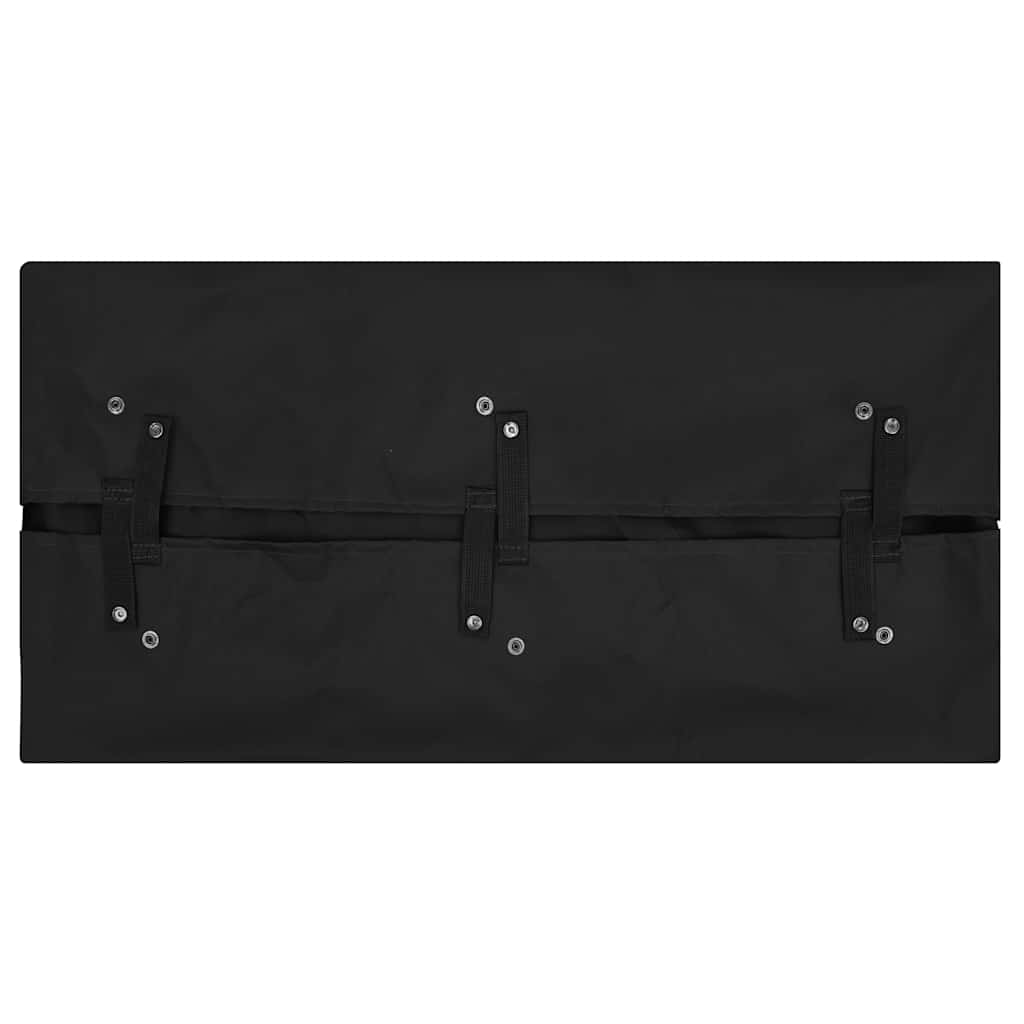 Obloga za vrtna kolica crna 81 x 41 x 40 cm od tkanine