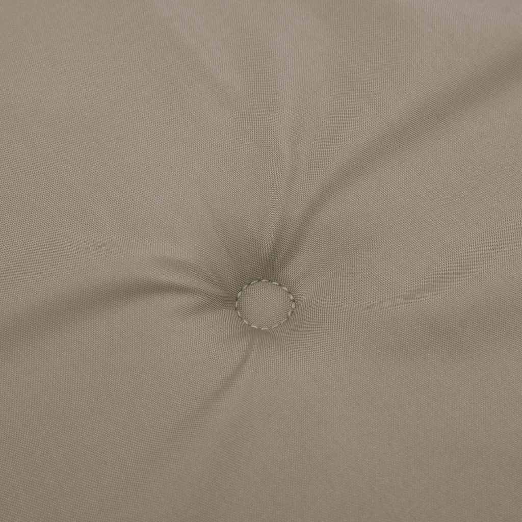Jastuci za vrtne stolice 2 kom smeđesivi 40x40x4 cm od tkanine