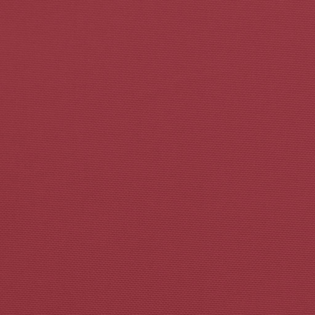 Jastuci za vrtne stolice 2 kom boja vina 40x40x4 cm od tkanine